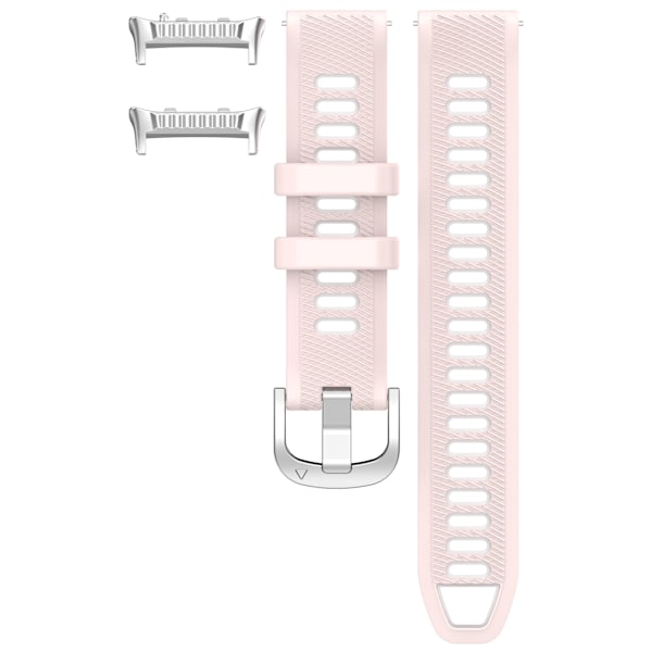 Silikone urrem til Huawei Watch D2 Pink + hvid