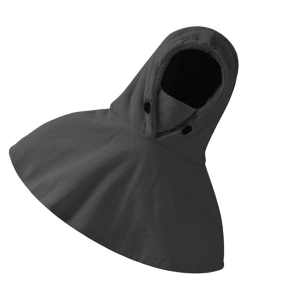 Lämmin talvihattu Balaclava - Tuulenpitävä kasvonaamio ja kaulalämmitin Harmaa