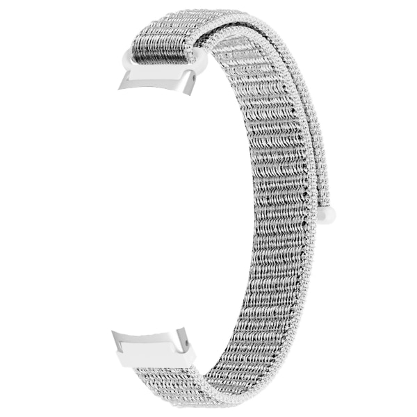 Klockarmband flätad nylon Silver  Fitbit Inspire / 1 / 2 / 3 Silver