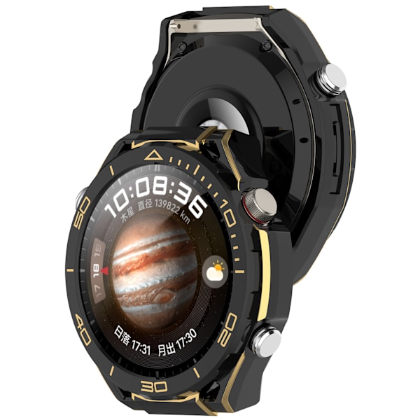 Løft dit Huawei Watch 4 med et skeletetui Sort guld