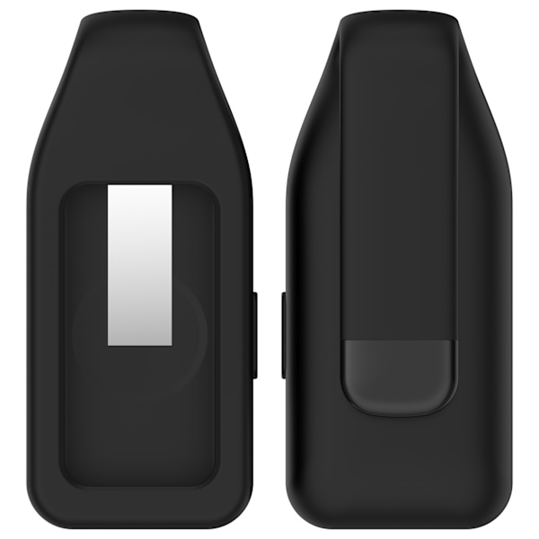 Stålclipsspænde til Huawei Band 10/9/8 - Silikone Sort