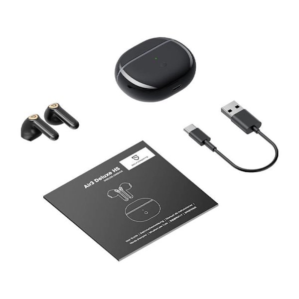Kuulokkeet Soundpeats Air 3 Deluxe HS TWS (musta)