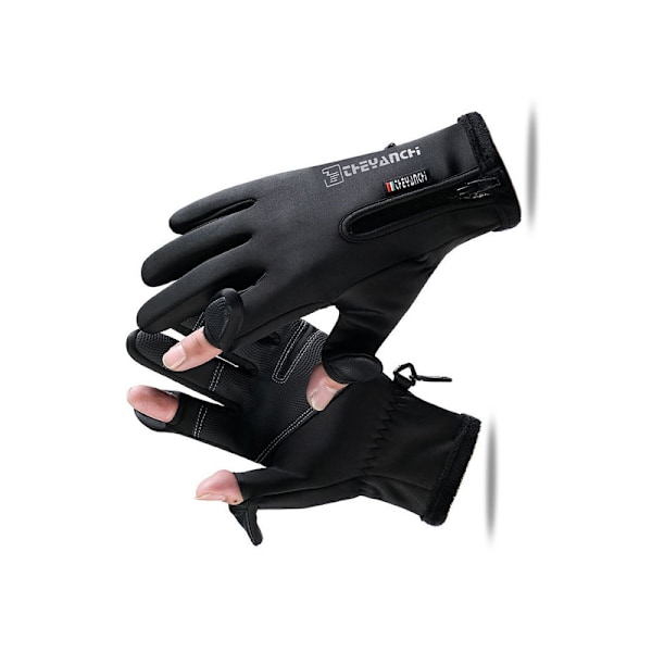 Sporthandskar med touchscreen-kompatibla fingertoppar L
