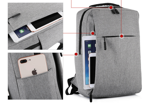 Multifunktionell Ryggsäck, Business / Casual LightGrey LightGrey