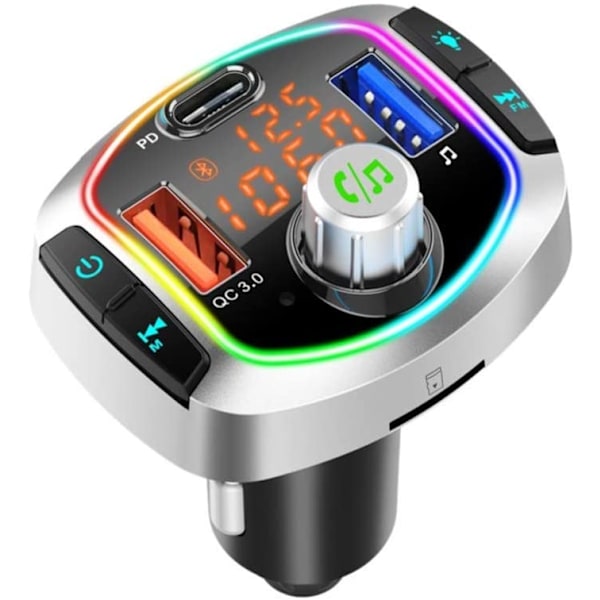 INF FM-sender og billader med LED