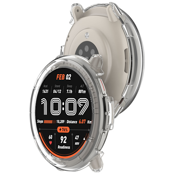 Amazfit Active2 -kotelonsuoja Transparent Transparent