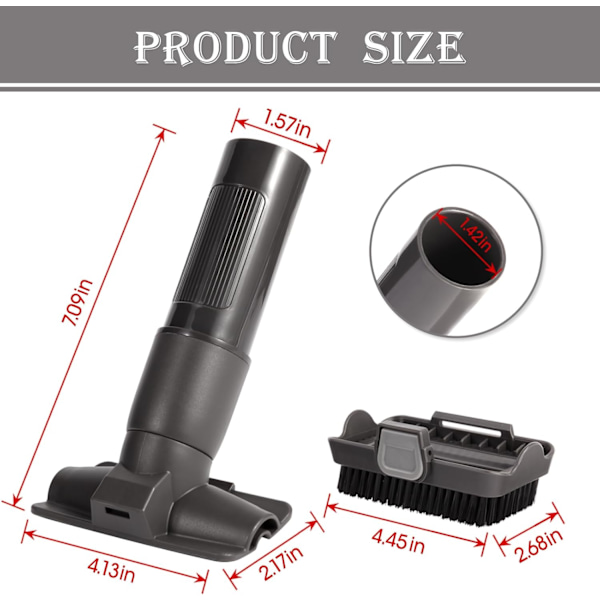 Shark NV801UK, NV800, HV380 -sarjan 2-in-1-imurin suutin