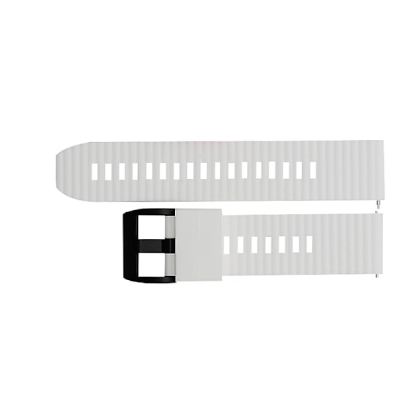 Silikoninen ranneke Samsung Gear S4 Sport -älykellolle Valkoinen 20 mm