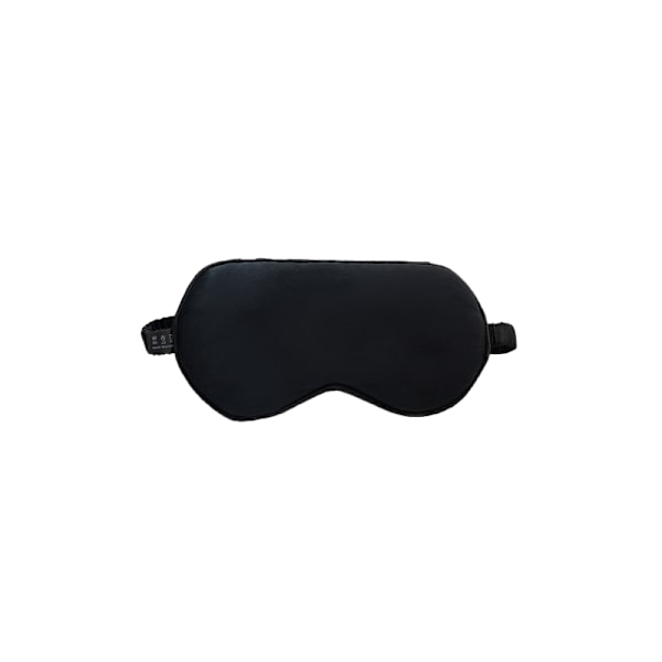 19 Momme Mulberry Silk Eye Eye Mask Musta