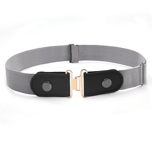 Elastiskt bälte utan spänne Grey Grey