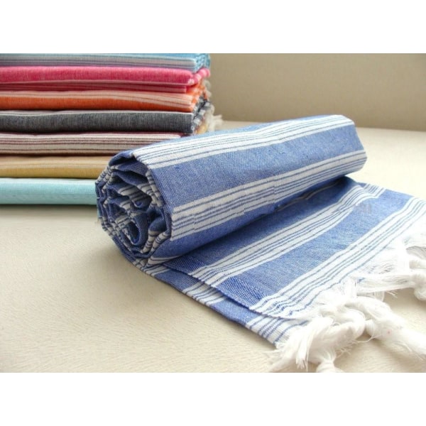 Hamam-handduk Marinblå 100 x 180 cm b6d0 | Fyndiq