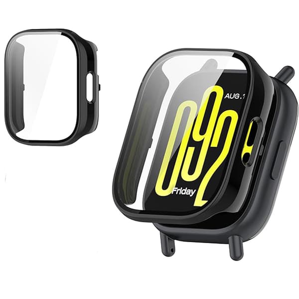 Beskyttelsesskal til Redmi Watch 5 Active - Full Cover Case i Sort