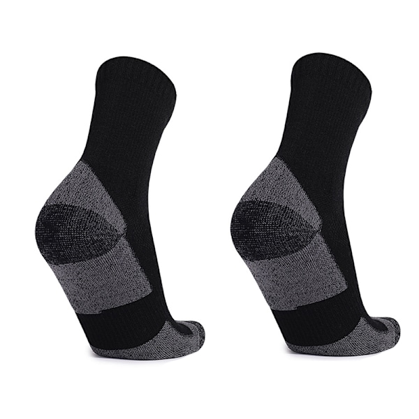Merino uldblandet sokker (3 par) Sort
