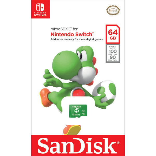 SANDISK MicroSDXC Nintendo Switch 64GB UHS-I Yosi