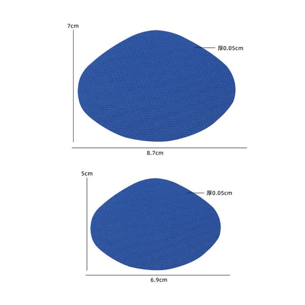 Skoreparationslapper - 4 lappe (2 store, 2 små) Blue Blue