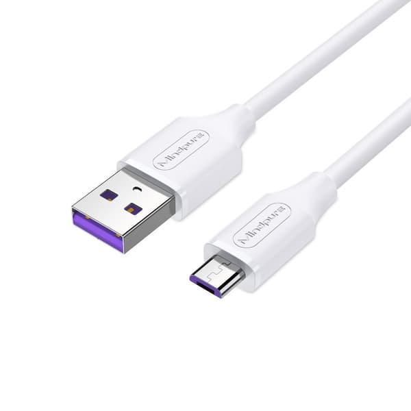 US026 USB-A till Micro USB-kabel, 3 a och 20 w snabbladdning, flexibel TPE-design 1 m 1 m