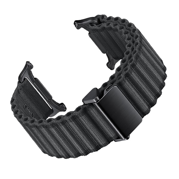 Militærgrøn nylonurrem til Samsung Galaxy Watch Sort