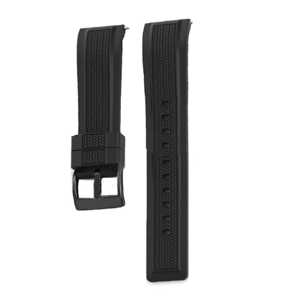 Vävt silikonarmband för Huawei GT5/GT4/Watch4 Svart 20 mm