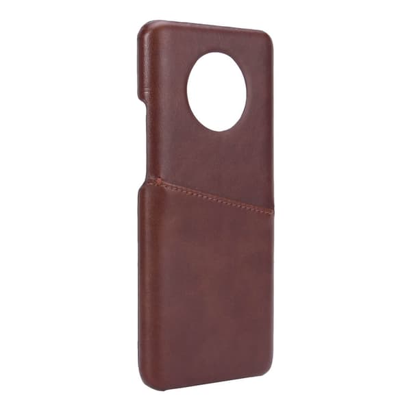 Nahkainen Ruskea Matkapuhelinkotelo - Oneplus 7T