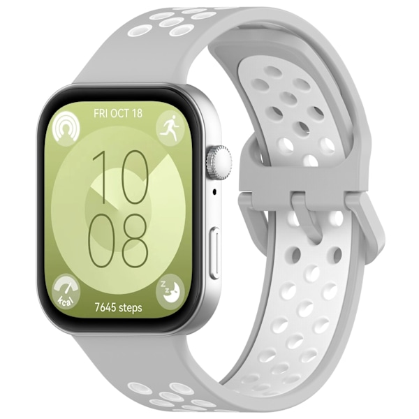 Klockarmband för HUAWEI WATCH Fit 3 Vit+Grå