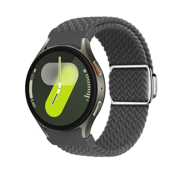 Space Gray nylon urrem til Samsung Watch 7