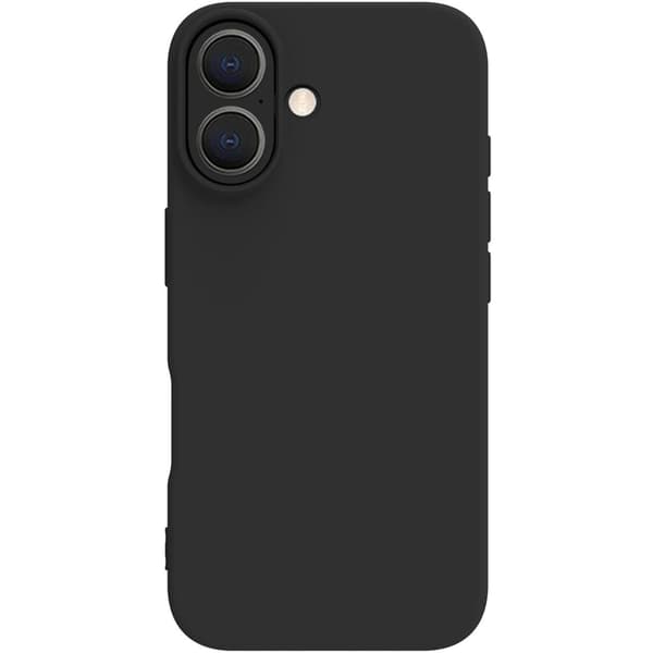 Cromo Soft rubber case iPhone 16 Svart