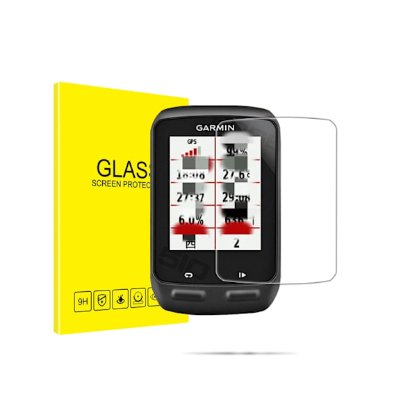 2-pack skärmskydd som är kompatibelt med Garmin Edge 530/830 Transparent