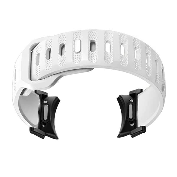 Galaxy Watch 6/5/4 Armband - Snabbkoppling Silikon Black+White Black+White