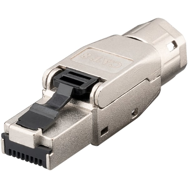 CAT 8.1, STP-skärmad RJ45-kontakt för verktygslös montering