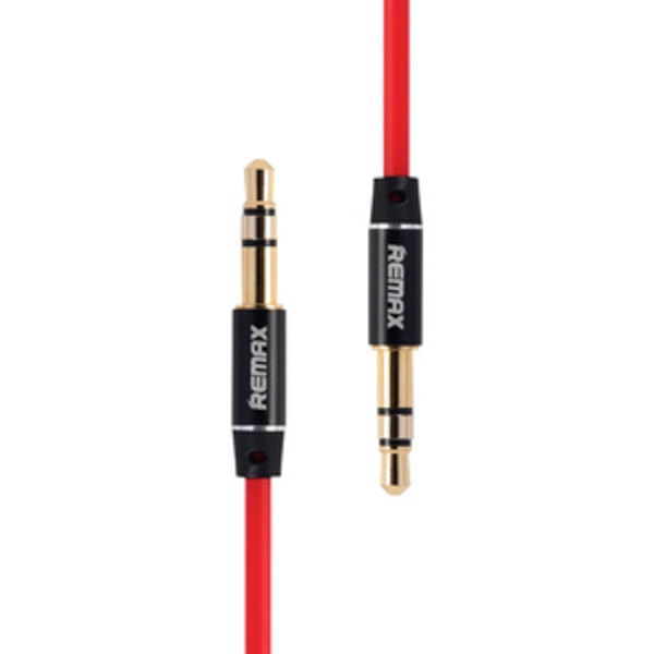 Mini-jack 3,5 mm AUX-kabel Remax RL-L100 1m (rød)