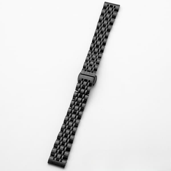 Urrem i rustfrit stål til Garmin Lily 2 - 14 mm Butterfly-spænde Black Black