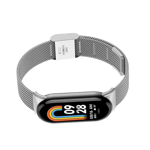 Klockarmband i Metall för Xiaomi Mi Band 8/9 Silver