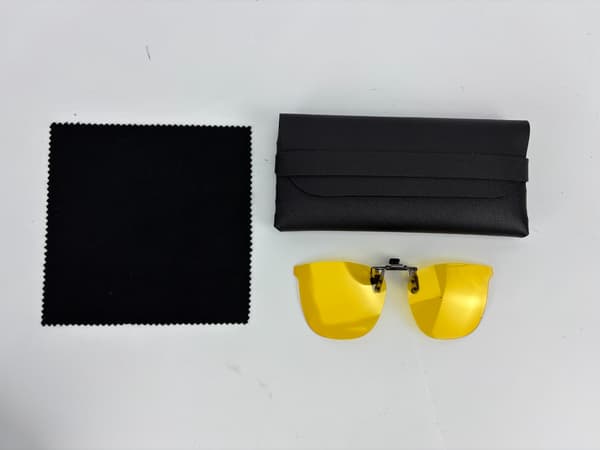 Polarisoidut Clip-on Aurinkolasit Yellow Yellow