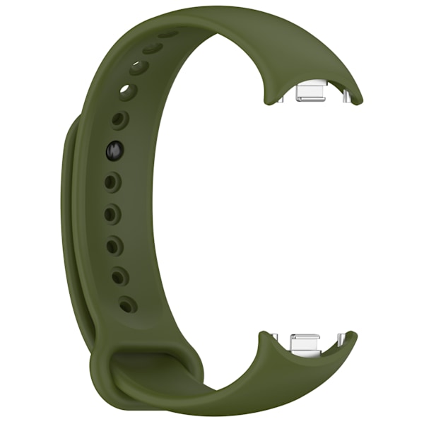 Tyylikäs TPU-ranneke Xiaomi Band 8/9:lle (metallipää) Ruohon väri