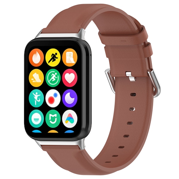 Nahkainen kellonranneke Xiaomi Smart Band 9 Prolle Ruskea