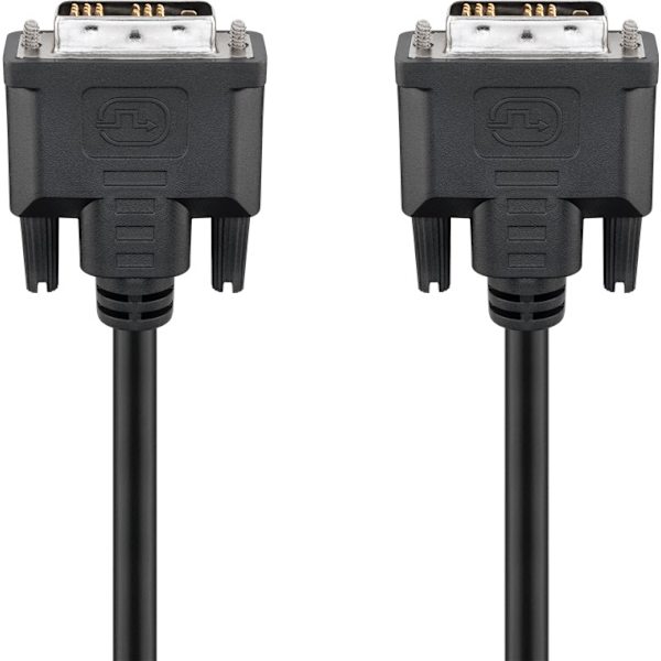 DVI-D Full HD-kabel Single Link, förnicklad