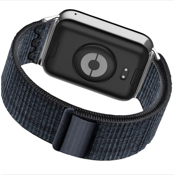 Alpine Loop flätad nylon klockarmband för Xiaomi 9 Pro / 8 Pro Svart + Blå