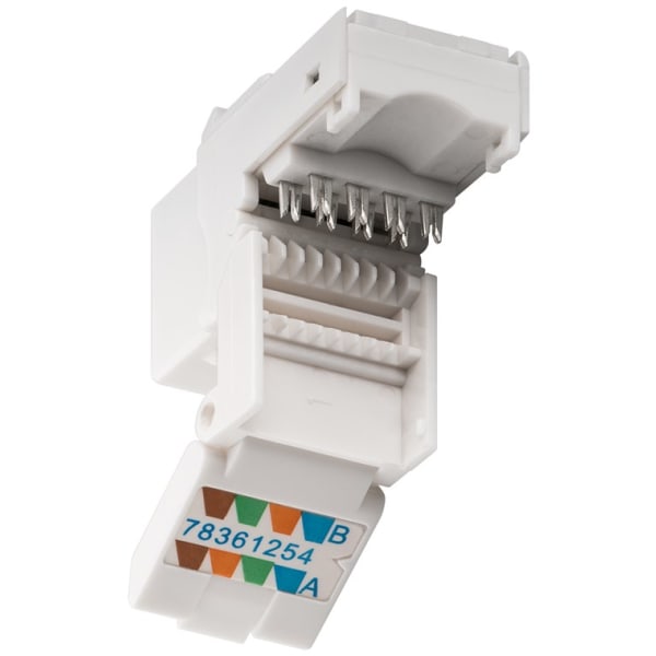 Keystone-modul RJ45 CAT 6, UTP, 250 MHz