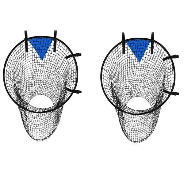 INF Träningsnät för fotbollsmål 2-pack Svart
