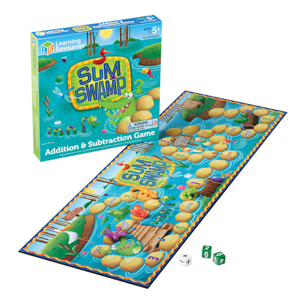 Summa Swamp Addition & Subtraktion Game Learning Resources LER 5052