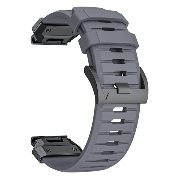 26 mm urrem til Garmin Fenix 3/5/5X/6X/7X Grå