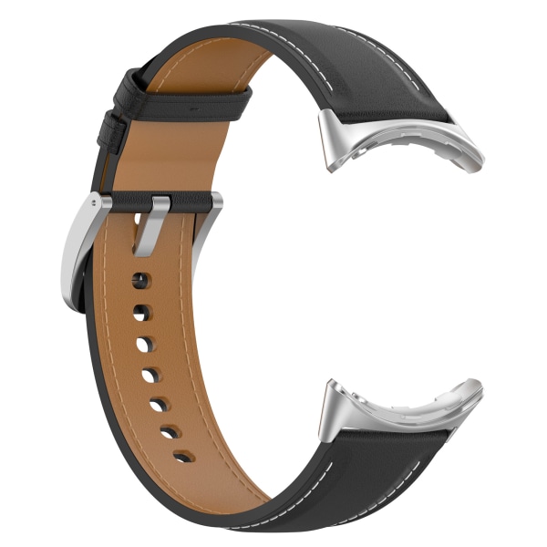 Klockarmband i Äkta Läder 20 mm för Google Pixel Watch 1/2 Svart