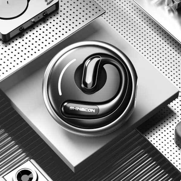 Bluetooth-hörlurar: Lång batteritid, AI-översättning Grey Grey