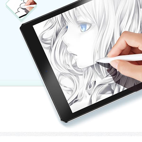 Paperimainen näytönsuoja iPad 9.7 (2017/2018) -mallille, 1 kpl Model 8