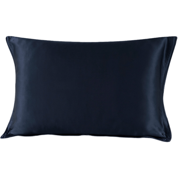 Ylellinen pari silkkityynyliinoja NavyBlue NavyBlue