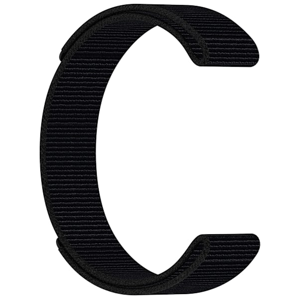Nylon urrem til Garmin 20mm Sort