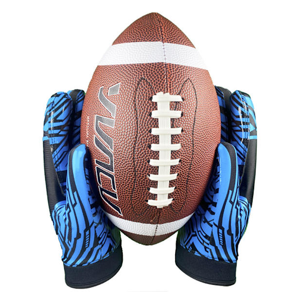 Rugby Gloves - Sininen | Parannettu pito ja suojaus M