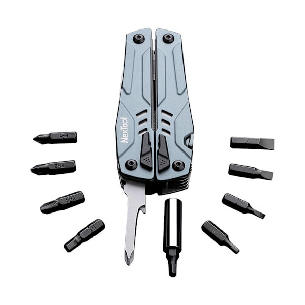 Multitool Nextool NE20045 15 i 1 + bitset (blå)