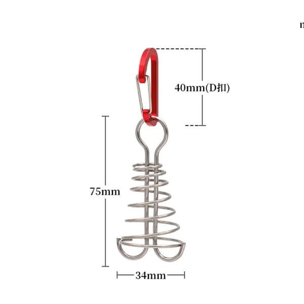 Tältpinnar - Aluminiumlegering Däckpinnar (4-pack) Red Red