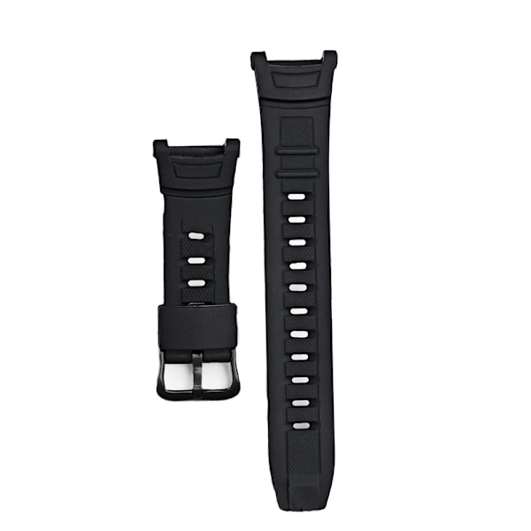 Svart TPU klockarmband för Casio PRG-130Y/PAW/PRW-1500 med verktyg